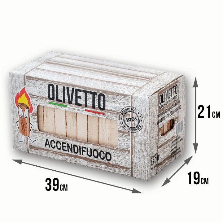 Optændingsbrænde 8 kg indhold